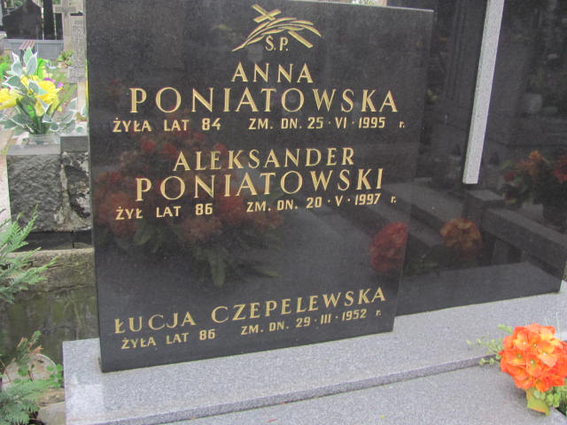 Aleksander Poniatowski Pruszków - Grobonet - Wyszukiwarka osób pochowanych