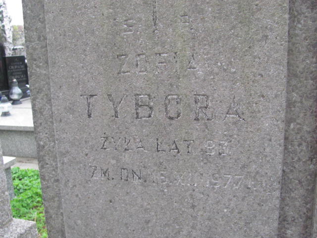Zofia Tybora  1894 Pruszków - Grobonet - Wyszukiwarka osób pochowanych