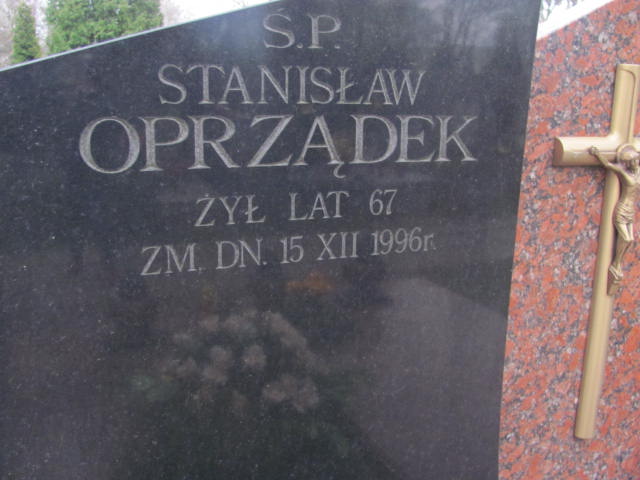 Stanisław Oprządek Pruszków - Grobonet - Wyszukiwarka osób pochowanych