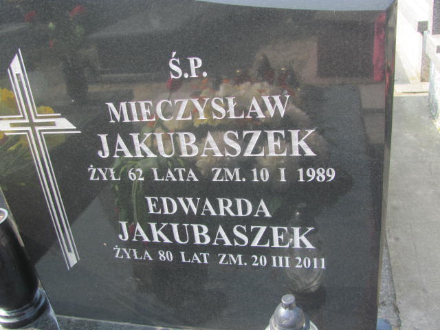 Mieczysław Jakubaszek  Pruszków - Grobonet - Wyszukiwarka osób pochowanych