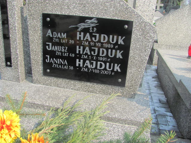 Janusz Hajduk  Pruszków - Grobonet - Wyszukiwarka osób pochowanych