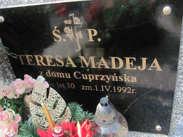 Teresa Madeja  Pruszków - Grobonet - Wyszukiwarka osób pochowanych
