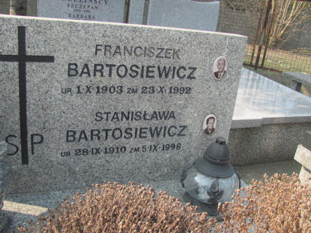 Franciszek Bartosiewicz 1903 Pruszków - Grobonet - Wyszukiwarka osób pochowanych