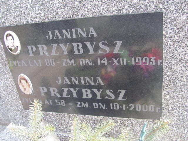 Janina Przybysz Pruszków - Grobonet - Wyszukiwarka osób pochowanych