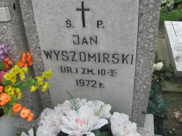 Jan Wyszomirski 1972 Pruszków - Grobonet - Wyszukiwarka osób pochowanych