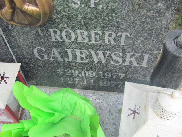 Grób Robert Gajewski