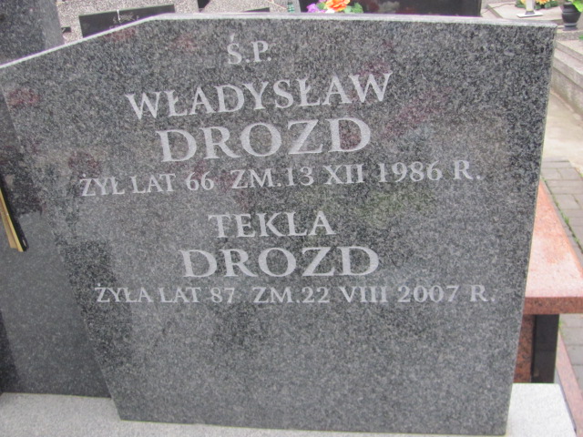 Waldemar Drozd 1948 Pruszków - Grobonet - Wyszukiwarka osób pochowanych