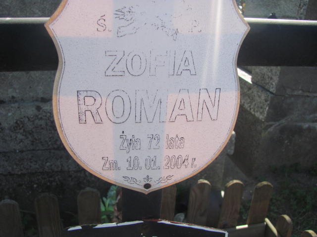 Zofia Roman 1931 Pruszków - Grobonet - Wyszukiwarka osób pochowanych