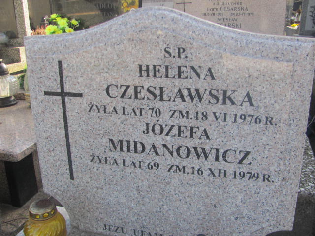 Józefa Midanowicz 1911 Pruszków - Grobonet - Wyszukiwarka osób pochowanych