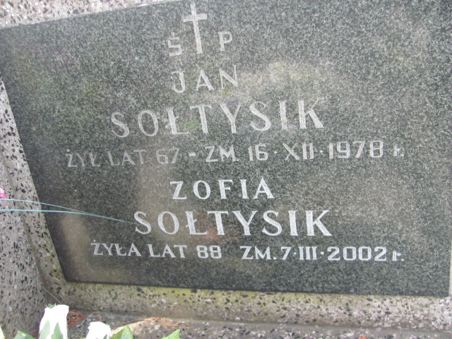 Jan Sołtysik Pruszków - Grobonet - Wyszukiwarka osób pochowanych