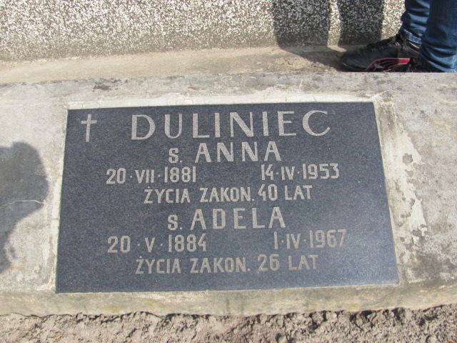 Adela Duliniec 1884 Pruszków - Grobonet - Wyszukiwarka osób pochowanych