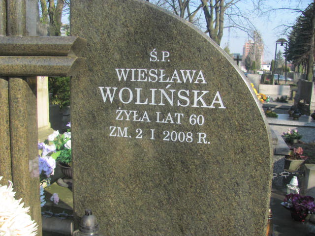 Artur Woliński 1946 Pruszków - Grobonet - Wyszukiwarka osób pochowanych