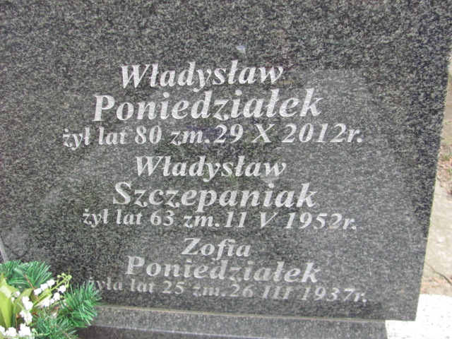Alfreda Poniedziałek 1934 Pruszków - Grobonet - Wyszukiwarka osób pochowanych