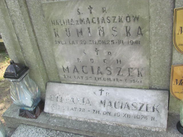 Stefania Maciaszek  Pruszków - Grobonet - Wyszukiwarka osób pochowanych