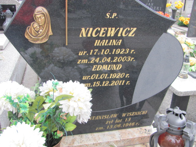 Edmund Nicewicz 1920 Pruszków - Grobonet - Wyszukiwarka osób pochowanych