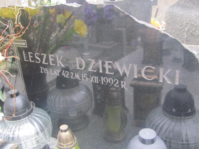 Leszek Dziewicki Pruszków - Grobonet - Wyszukiwarka osób pochowanych