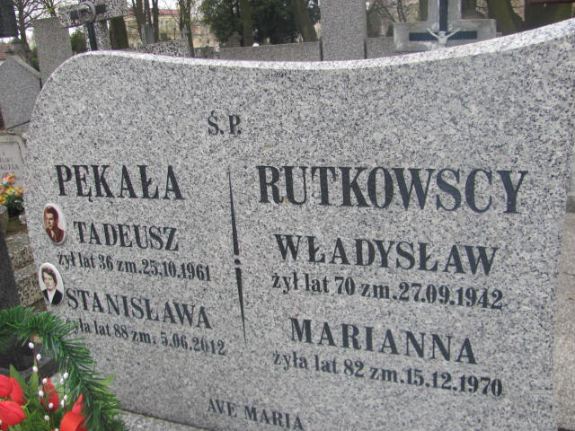 Marianna Rutkowska Pruszków - Grobonet - Wyszukiwarka osób pochowanych