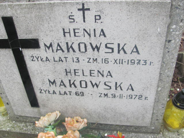 Henryka Makowska Pruszków - Grobonet - Wyszukiwarka osób pochowanych