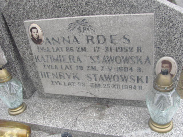 Anna Rdes 1868 Pruszków - Grobonet - Wyszukiwarka osób pochowanych