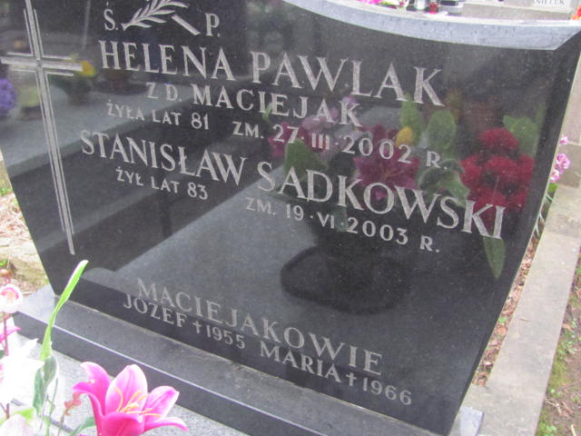 Zofia Sadkowska Pruszków - Grobonet - Wyszukiwarka osób pochowanych