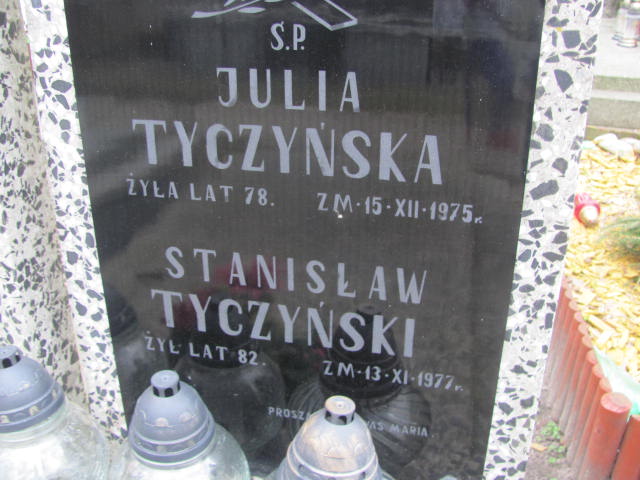 Julia Tyczyńska  Pruszków - Grobonet - Wyszukiwarka osób pochowanych