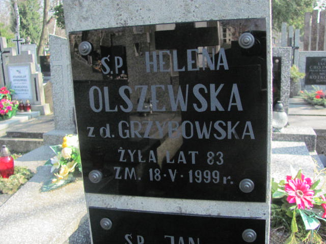 Helena Olszewska 1876 Pruszków - Grobonet - Wyszukiwarka osób pochowanych