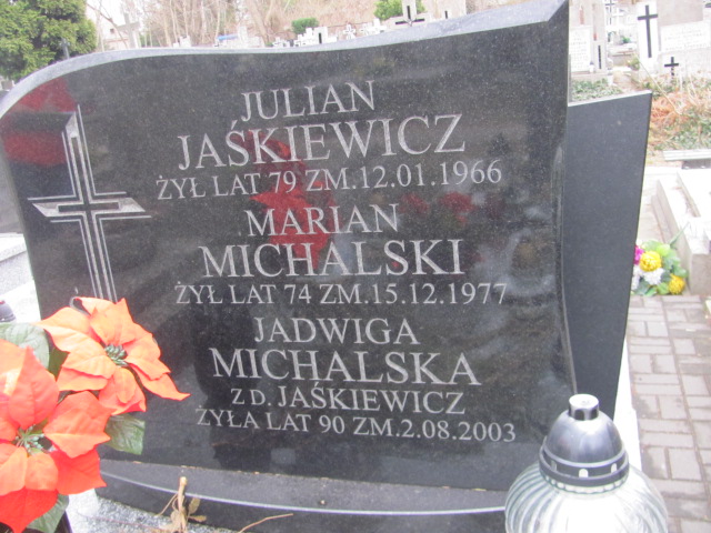 Marian Michalski Pruszków - Grobonet - Wyszukiwarka osób pochowanych