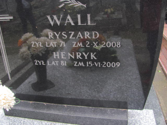 Ryszard Wall Pruszków - Grobonet - Wyszukiwarka osób pochowanych