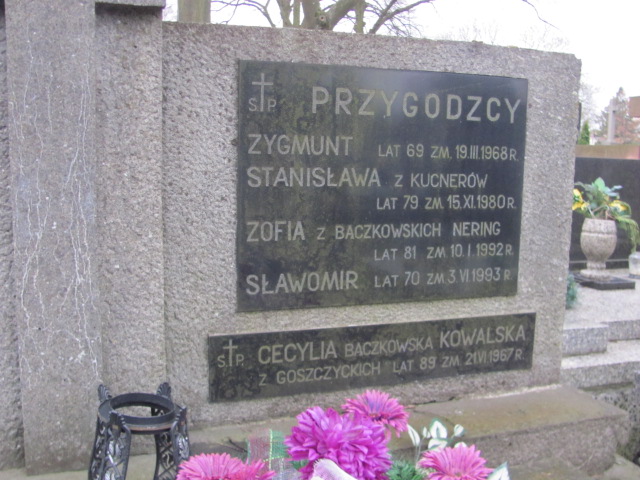 Zofia Przygodzka Pruszków - Grobonet - Wyszukiwarka osób pochowanych