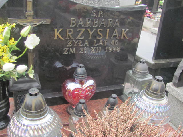 Barbara Krzysiak Pruszków - Grobonet - Wyszukiwarka osób pochowanych