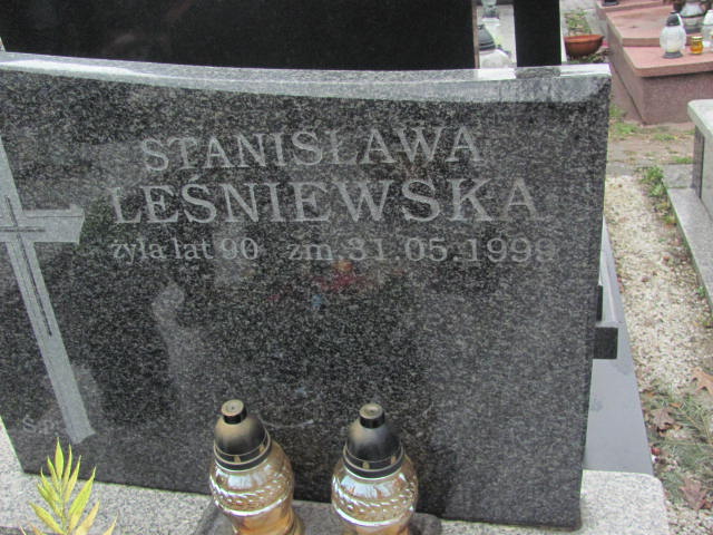 Stanisława Leśniewska 1908 Pruszków - Grobonet - Wyszukiwarka osób pochowanych