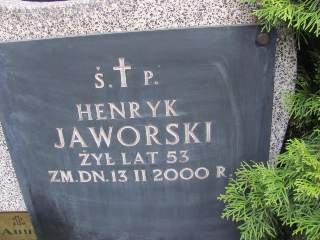  Jaworska 1952 Pruszków - Grobonet - Wyszukiwarka osób pochowanych