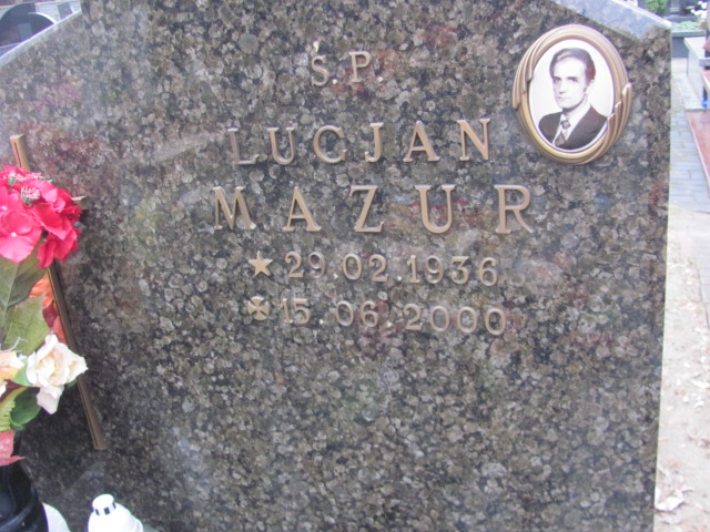 Lucjan Mazur 1936 Pruszków - Grobonet - Wyszukiwarka osób pochowanych