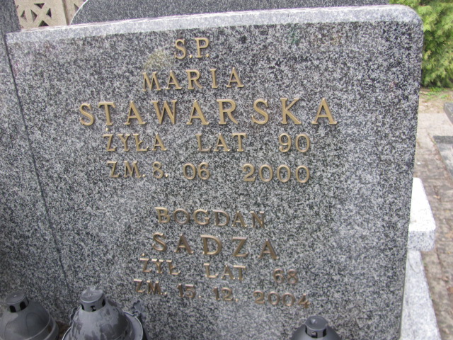 Bogdan Sadza Pruszków - Grobonet - Wyszukiwarka osób pochowanych