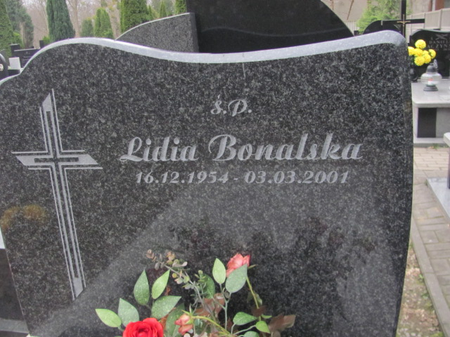 Lidia Bonalska 1954 Pruszków - Grobonet - Wyszukiwarka osób pochowanych