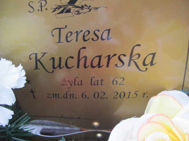 Teresa Kucharska 1953 Pruszków - Grobonet - Wyszukiwarka osób pochowanych