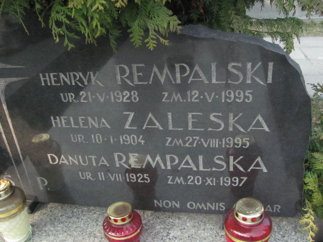 Helena Zaleska 1904 Pruszków - Grobonet - Wyszukiwarka osób pochowanych