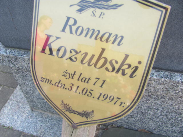 Roman Kozubski Pruszków - Grobonet - Wyszukiwarka osób pochowanych