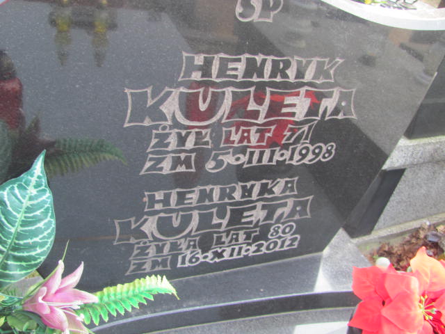 Henryka Kuleta Pruszków - Grobonet - Wyszukiwarka osób pochowanych
