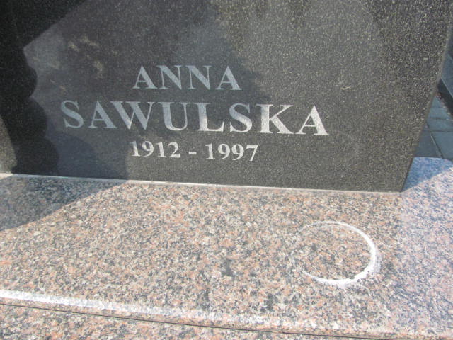 Grób Anna Sawulska