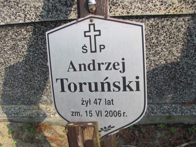 Andrzej Toruński 1958 Pruszków - Grobonet - Wyszukiwarka osób pochowanych