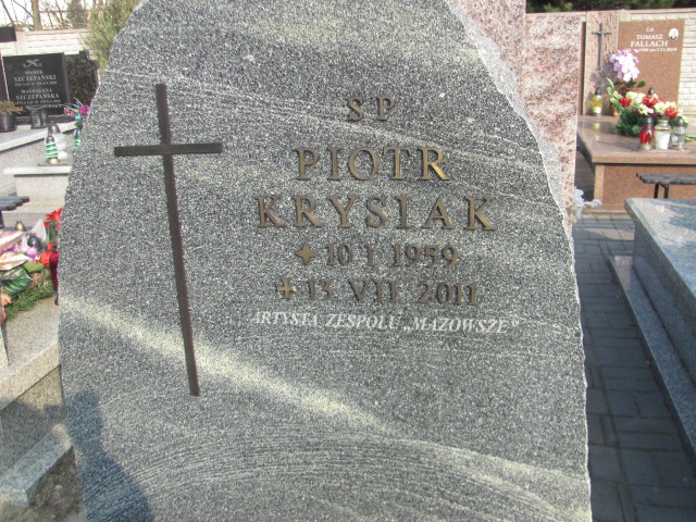 Piotr Krysiak 1959 Pruszków - Grobonet - Wyszukiwarka osób pochowanych